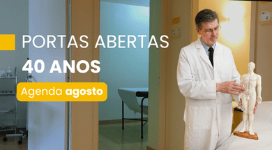 Portas Abertas 40 anos - Agenda agosto